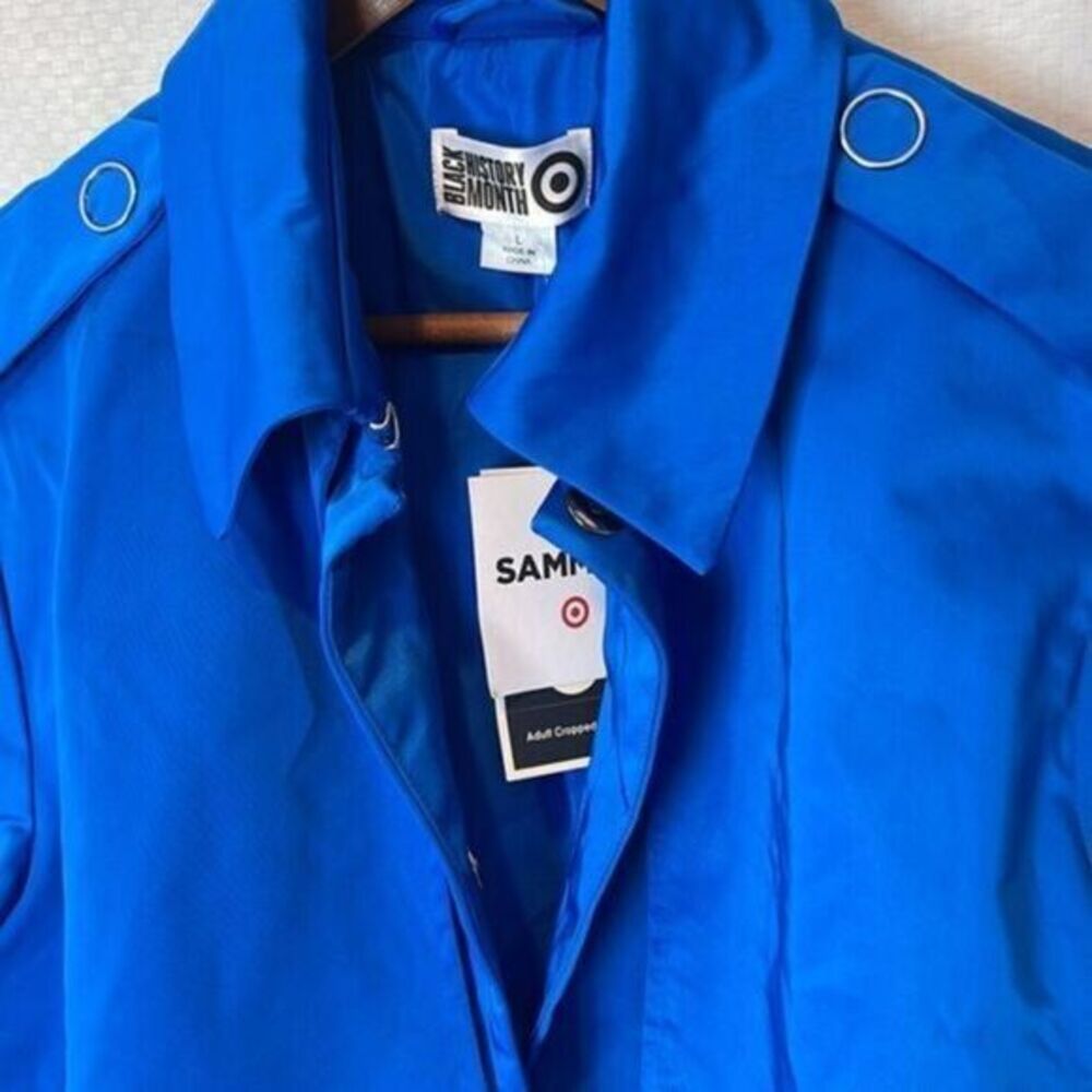 SammyB Adult Cropped Jacket Royal‎ Blue jacket size L - Picture 4 of 6